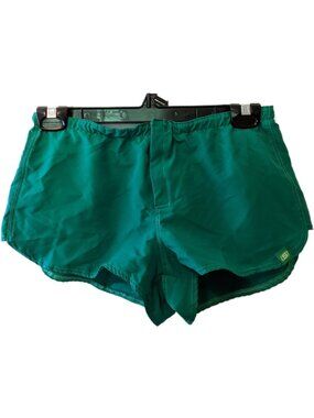 Vintage Y2K Skechers Green Shorts Tropical Hawaiian Flower Patch Coconut Girl S